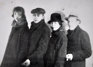 Angelika Hoerle, Anton Räderscheidt, Marta Hegemann, Heinrich Hoerle 1923