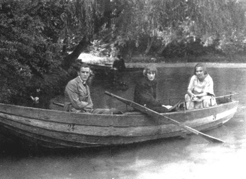 Angelika Hoerle, Anton Räderscheidt und Marta Hegemann 1923